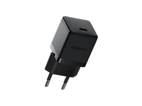 cargador de pared - baseus palm 30w tipo c carga rapida tamano extrapequeno control inteligente temperatura universal negro