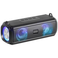 mars gaming msb-xt altavoz portatil  barra de sonido 2en1 iluminacion rgb dinamica sistema de sonido 4 drivers 20w altavoz bluetooth 53  auxmicrosdusbradio fm altavoz negro o blanco