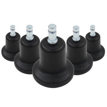 5 X Tapones Stand Para Sillas De Oficina No. 11 Clavija 11 Mm / 50 Mm Hjh Office