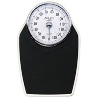 bascula analogica de bano precision mecanica medicion hasta 150 kg sin pilas facil uso blancogris  adler ad8177