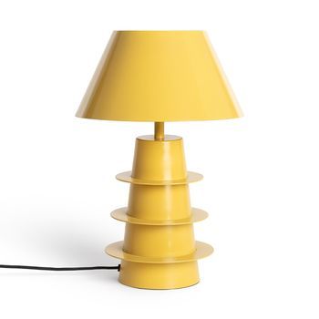 Lámpara De Mesa Metal Kadrina Amarillo