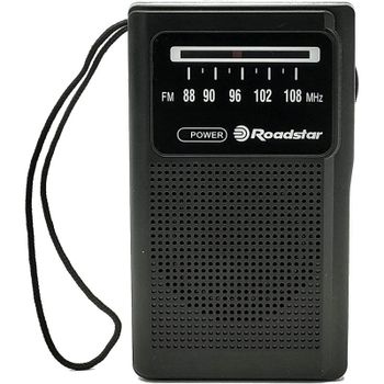 Roadstar TRA-1230BK Radio Portátil Analógica Negra