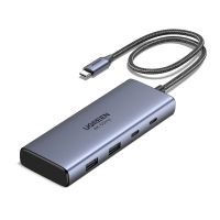 ugreen hub 7-in-1 usb-c a 2hdmi4k60hz2usb-a322usb-c32pd100w