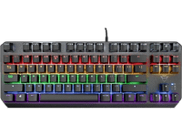 teclado gaming - trust gxt 834 callaz tkl usb retroiluminacion tecnologia n-key negro