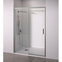 mampara de ducha frontal plata 115-120 cm acceso derecha bellobath