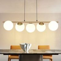 nettlife lampara colgante cristal dorado diametro 90 cm e27 moderna 150 cm altura regulable vintage para  salon barra de bar i sin bombilla