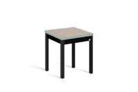 mesa cocina extensible libro 65130x65 cm roble pata negro