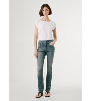 Pepe Jeans para mujer. PL2045898AD Jeans Slim Grace azul (29/30), Casual, Algodón, Denim