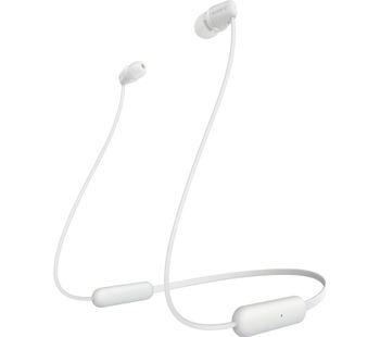 SONY WI-C200 Wireless Bluetooth Earphones - White, White