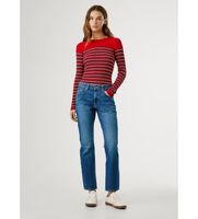 pepe jeans para mujer pl2047304a3 jeans straight mary azul 3230 casual algodon denim