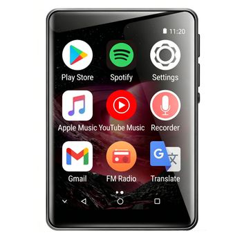 Reproductor MP3/MP4 Portátil Android y Bluetooth MTK6750 de 8 Núcleos |   Pantalla de 2.8 Pulgadas |   16G-144G |   WiFi |   Descarga en Play Store/Deezer/Spotify