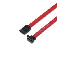 cable sata aisens a130-0155 05m sata iii 6gbps rojo y negro conector acodado machomacho