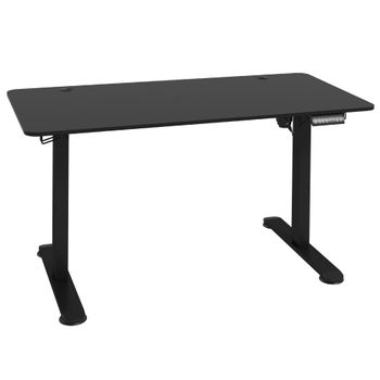 Vinsetto Escritorio de Pie Ajustable en Altura Mesa de Ordenador 140x70x116 cm Negro   Aosom España
