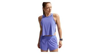 Camiseta sin mangas nike aeroswift azul para mujer