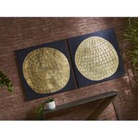 oleo abstr negrooro 80x80 cms s2 80x3x80 cms