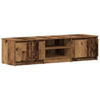 mueble para tv de madera antigua 140x40x36 cm madera de ingenieria vidaxl