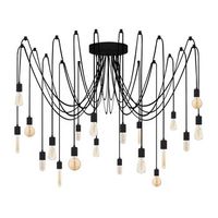 lampara de techo kabluni-mr-932 negro metal 246x246x102 cm