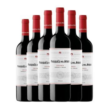 Marqués Del Atrio Vino Tinto Rioja Crianza 75 Cl 13.5% Vol. (pack De 6 Unidades)