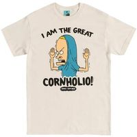 beavis  butthead camiseta i am the great cornholio para mujer