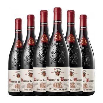 Bonpas Vino Tinto Côtes Reserva 75 Cl 14% Vol. (pack De 6 Unidades)