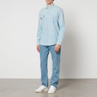 polo ralph lauren plaid brushed cotton shirt - xxl
