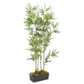 Árbol De Bambú Artificial Con 552 Hojas Verde 120 Cm Vidaxl