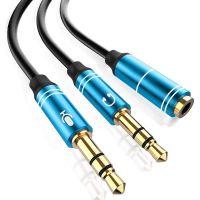splitter conversor minijack dam electronics hembra a doble macho microfono y altavoz
