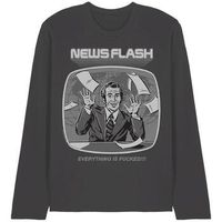 steven rhodes camiseta manga larga newsflash para hombre