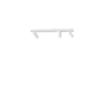 Aplique Led Oddy Orientable Redondo Blanco 3xgu10 Perenz