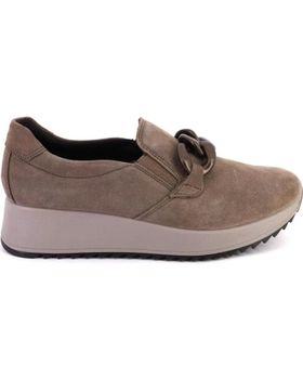 de IMAC 657631 MOCASINES DE MUJER ANTE SERRAJE TAUPE