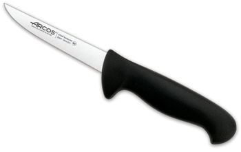 Cuchillo deshuesador de acero inoxidable nitrum de 100 mm mango negro