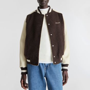 Axel Arigato Saul Sherpa Varsity Jacket - XS