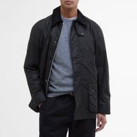 barbour heritage ashby waxed cotton jacket - xxl