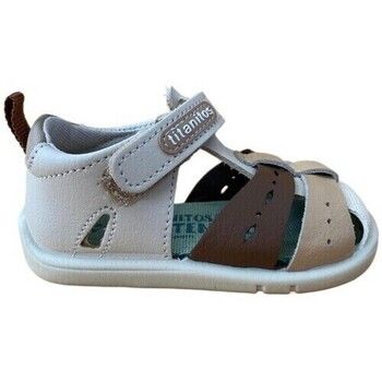 Titanitos Sandalias B 500 EVO Sandalia respetuosa Beige para niña