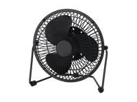 ventilador de sobremesa - nk ho350132 2 velocidades 35w 3 aspas negro