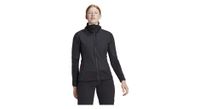 chaqueta cortavientos adidas five ten flooce para mujer negra