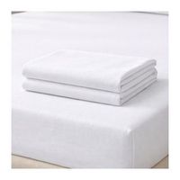 sabana bajera 100 algodon hotel  5 uds 180 x 190200  blanco