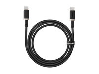 cable usb-c - baseus dura tipo-c a tipo-c 100 cm carga ultrarrapida proteccion inteligente sobrecargas alta resistencia 100w dorado y negro