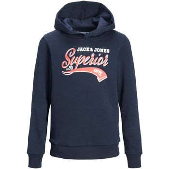 Jack & Jones Jersey 12257309 JJELOGO SWEAT HOOD 2 COL 23/24 SN MNI NAVY BLAZER para niño