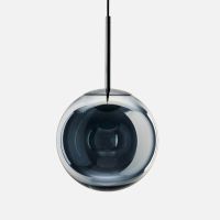 tom dixon globe led pendant - chrome - 25cm