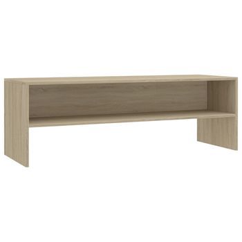 Mueble Tv | Mueble De Salón | Armario Tv Madera Contrachapada Roble Sonoma 120x40x40cm