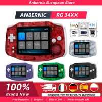 consolas de juegos portatiles retro anbernic rg34xx rg 34xx reproductor de juegos retro clasico linux 64 bits 3500mah bateria wifi bluetooth hd