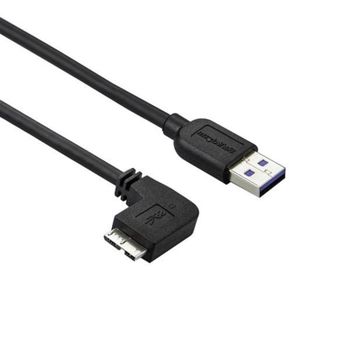 Cable USB 3.2 Gen 1 StarTech 2 m USB-A a Micro-B en ángulo izquierdo