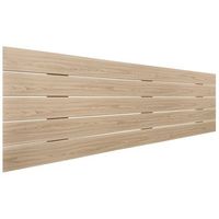 cabecero de madera reciclada dm estilo palet horizontal 145x46cm camas 135140 - madera natural