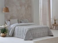 colcha bouti salar jacquard beigegris confecciones paula