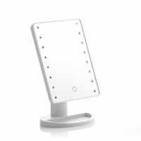 espejo led tactil de sobremesa perflex innovagoods