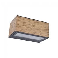 aplique de pared led exterior gemini 105w