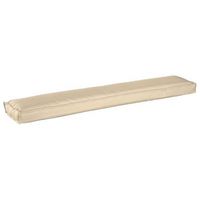 cojin para palet beige 200 x 40 x 8 cm tela oxford vidaxl