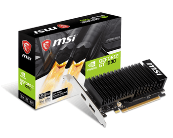 TARJETA GRAFICA MSI NVIDIA GEFORCE GT 1030 OC | 2GB | GDDR4 | LOW PROFILE