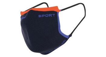 Mascara deportiva thuasne activ security sport v2 azul naranja